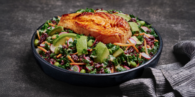 Kale Salmon Bowl